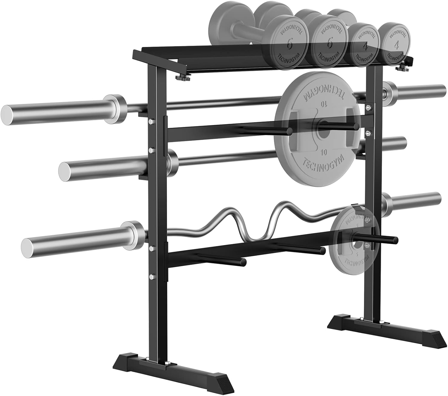 Home Gym Training - Suporte para Armazenamento de Pesos para