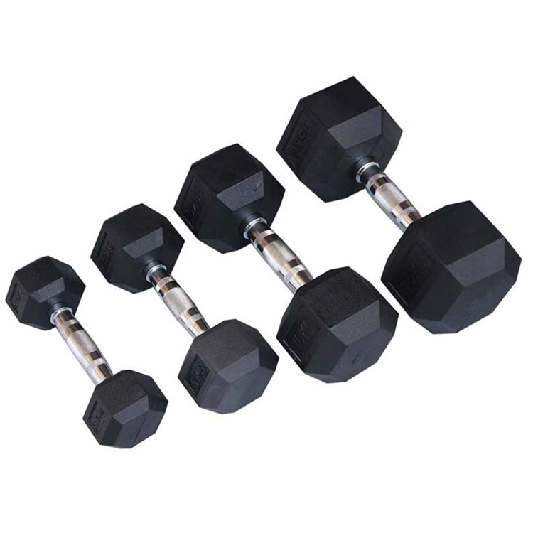 Hex Dumbbell Set - Conjuntos de Halteres Hexagonais de 5-100lbs