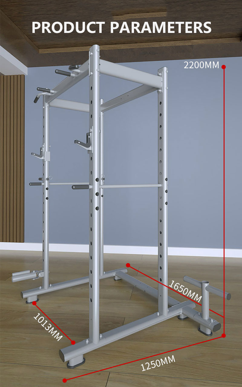 Home Gym Half Rack - Suporte de agachamento de meio quadro