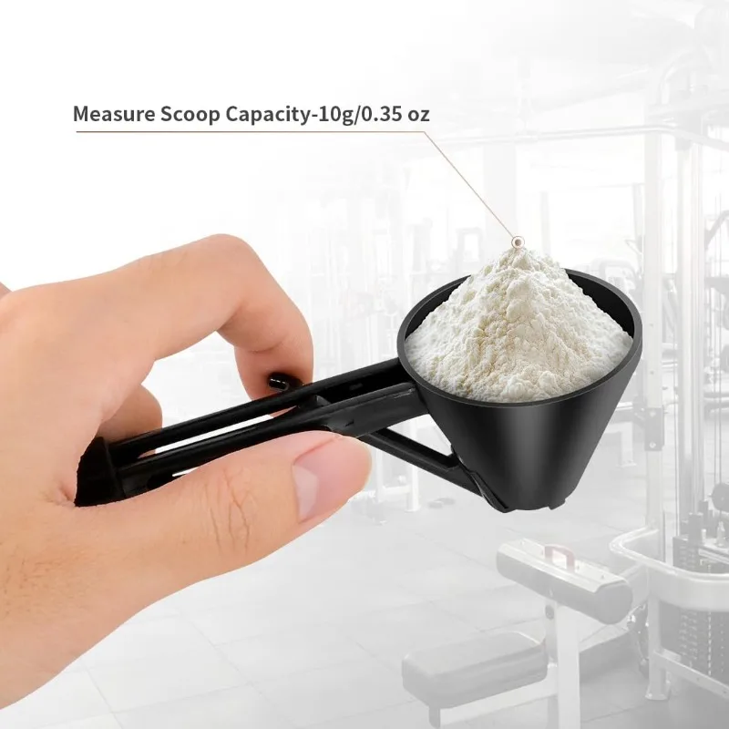 Home Gym Tools - Colher de medição multiuso, funil reutilizável