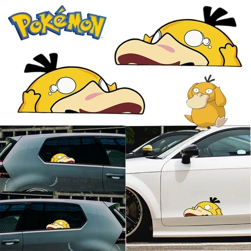 Weight Plate Bumper - Adesivo de carro pokemon psyduck, adesivos