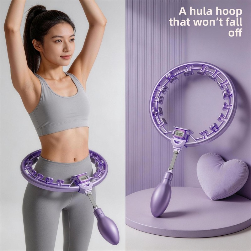 Home Gym Tools - Hula Hoop Inteligente Destacável com Função