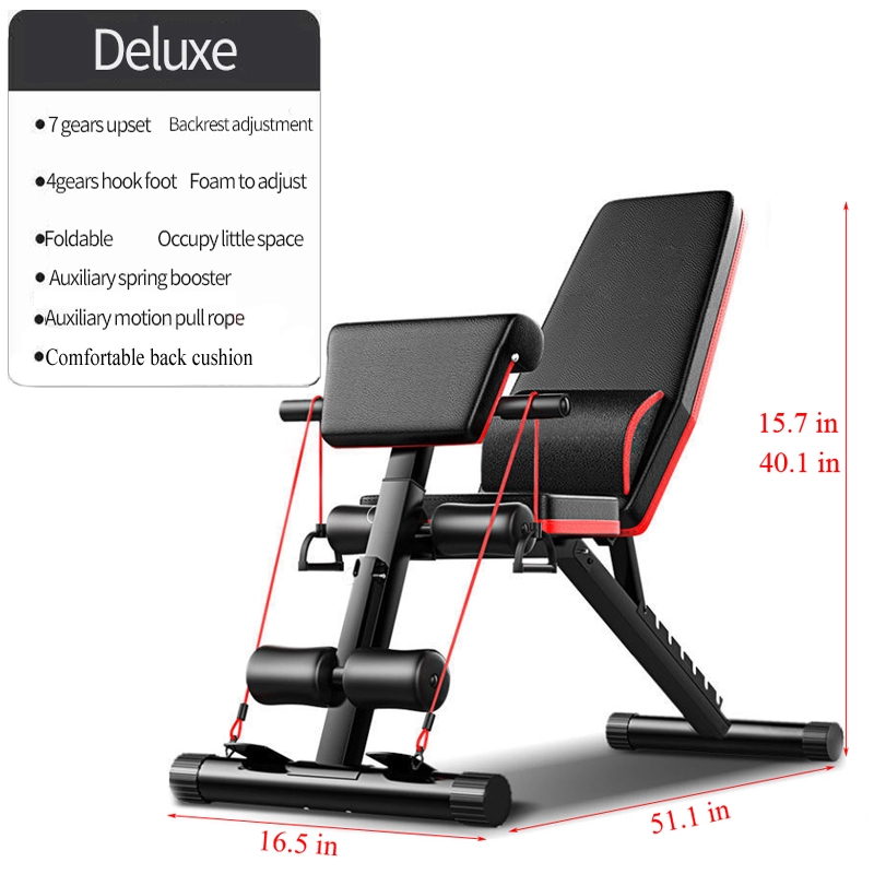Home Gym Dumbbell Set - Conjunto de Banco de Halteres Ajustável