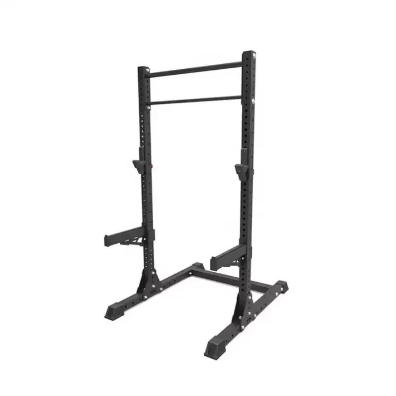 Home Gym Half Rack - Rack de Agachamento Comercial Ajustável em