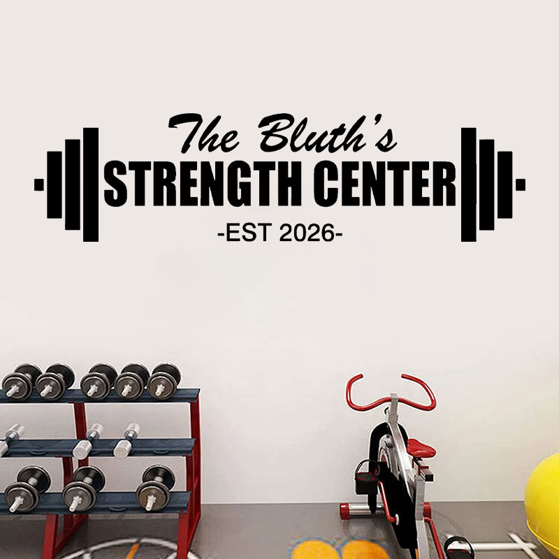 Home Gym Design Ideas - Adesivo Personalizado para Academia em Casa,