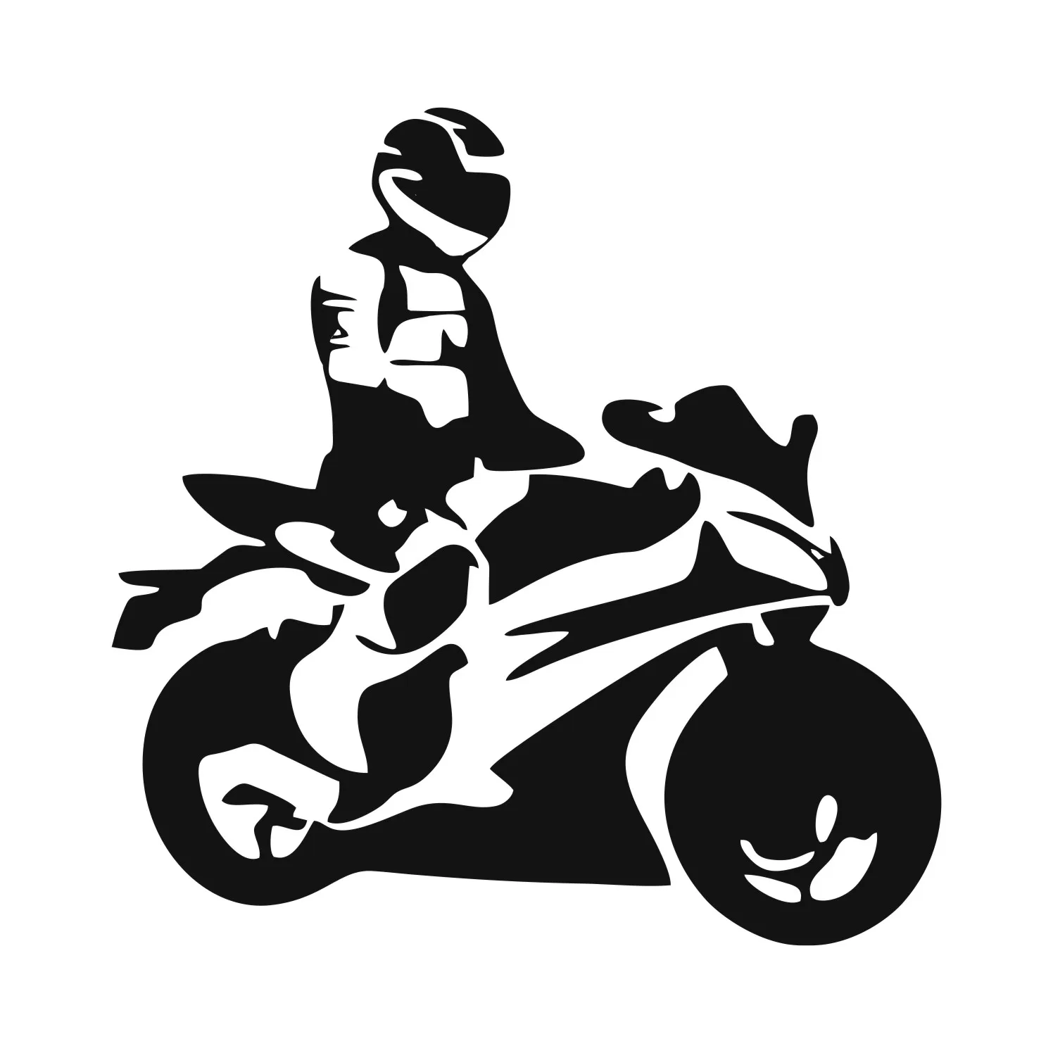 Weight Plate Bumper - Etiqueta do vinil para a motocicleta,