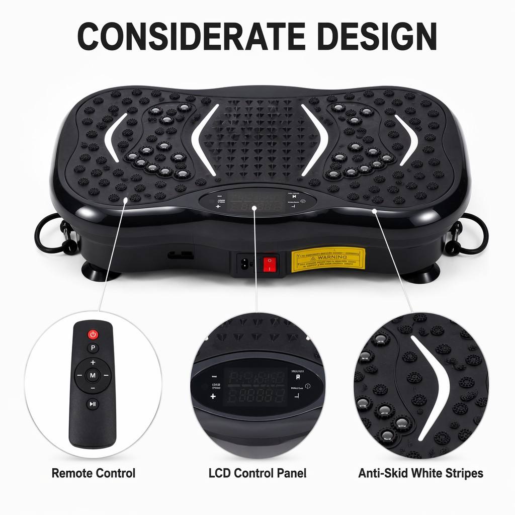 Home Gym Resistance Machine - Máquina de Fitness com Plataforma Vibratória