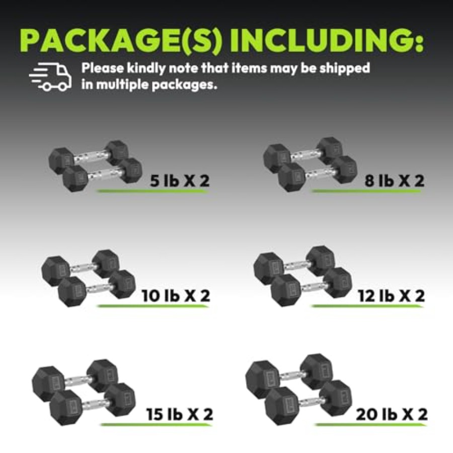 Conjunto de Halteres Hexagonai - Hex Dumbbell Set avaliação e preço