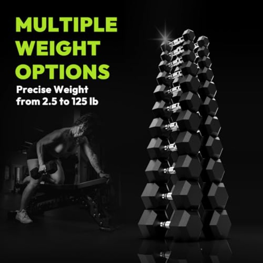 Conjunto de Halteres Hexagonai - Hex Dumbbell Set avaliação e preço