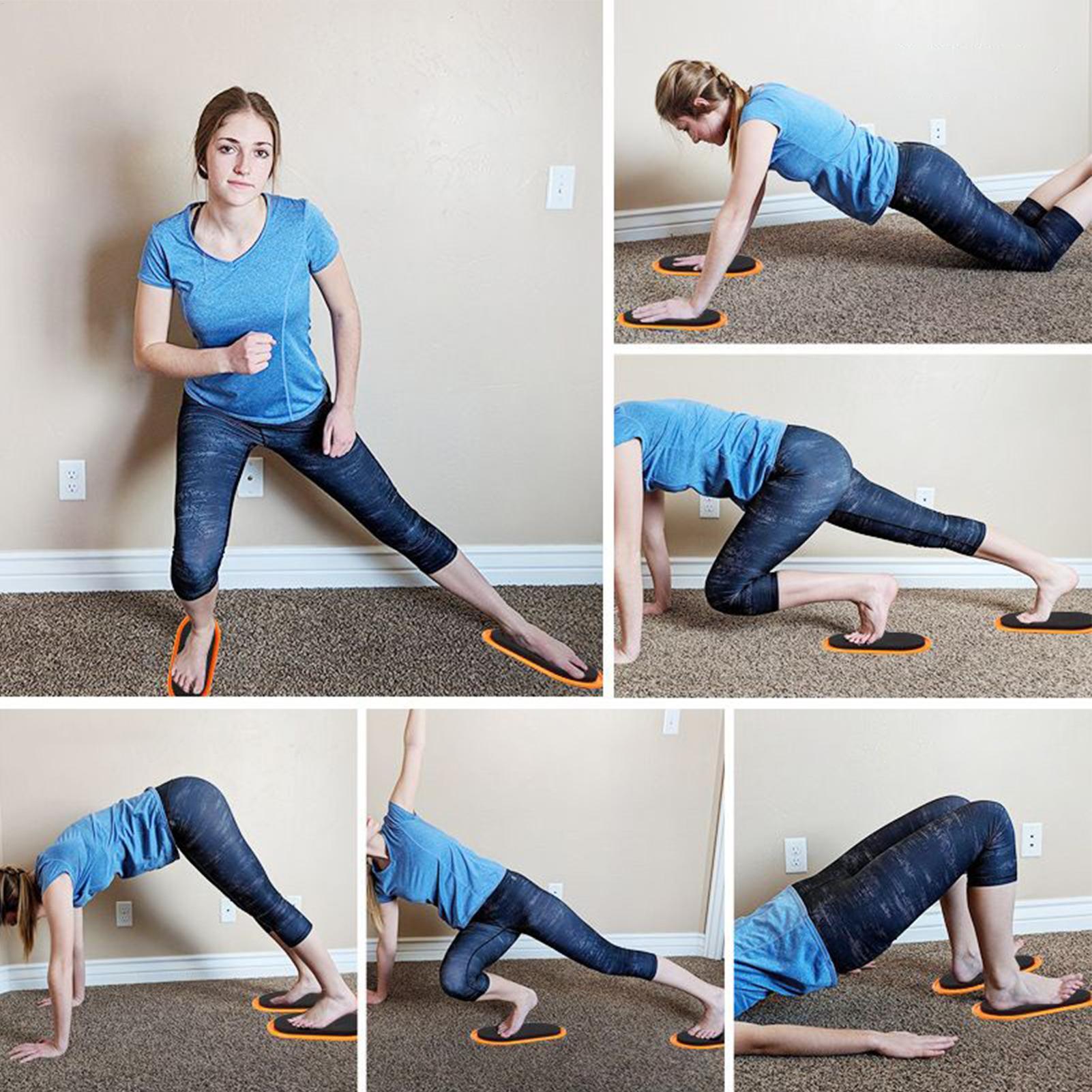 Discos deslizantes para exercí - Home Gym Exercise avaliação e preço