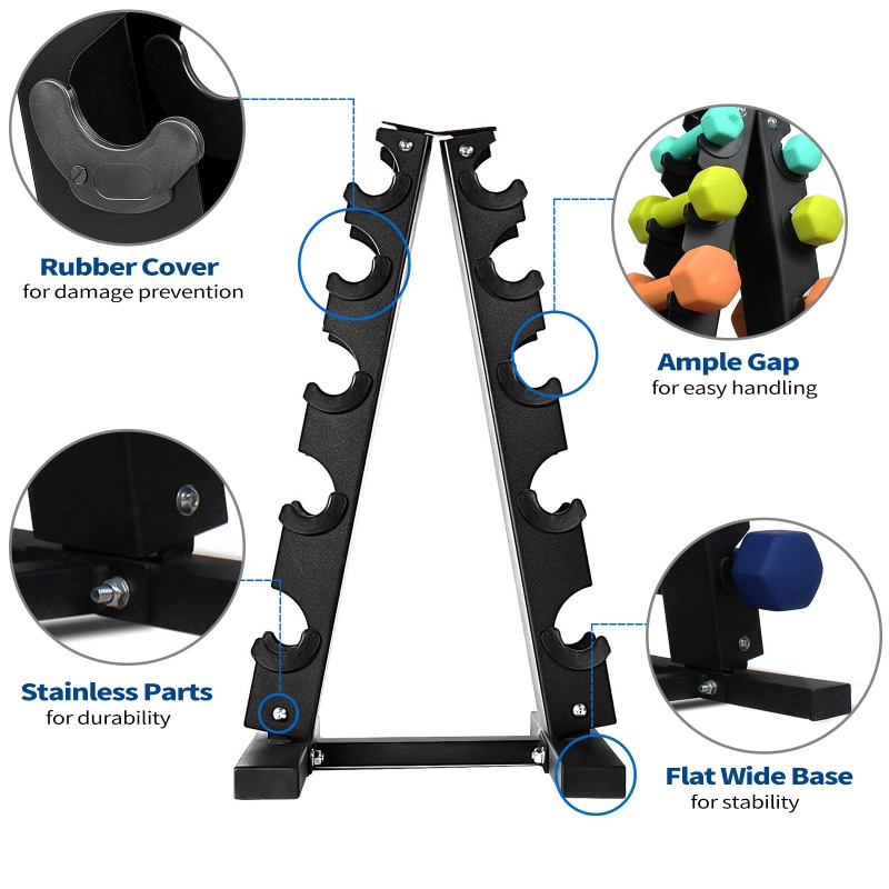 Suporte para Halteres de Cinco - Home Gym Dumbbell Set avaliação e preço