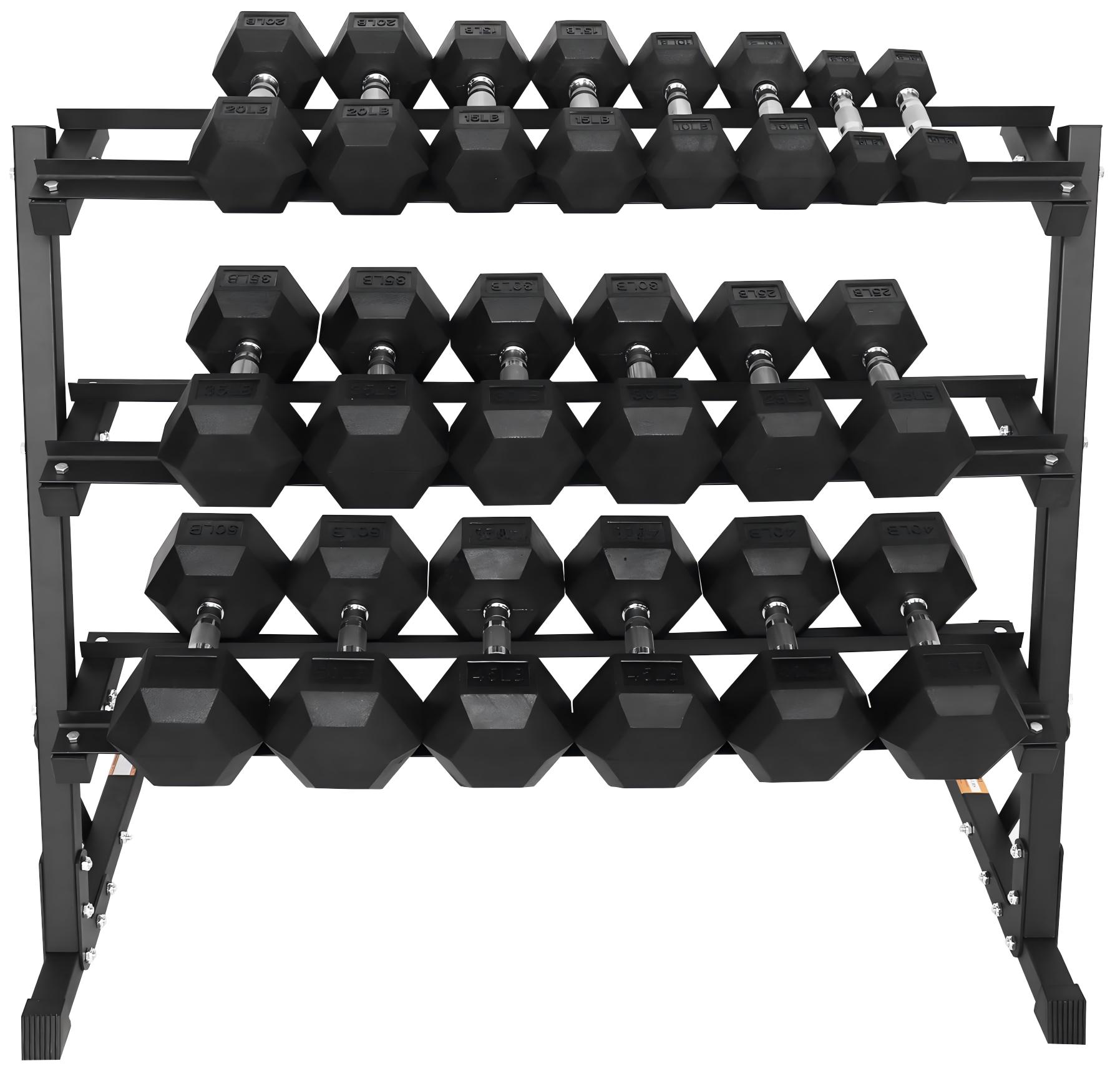 Halteres hexagonais revestidos - Hex Dumbbell Set avaliação e preço