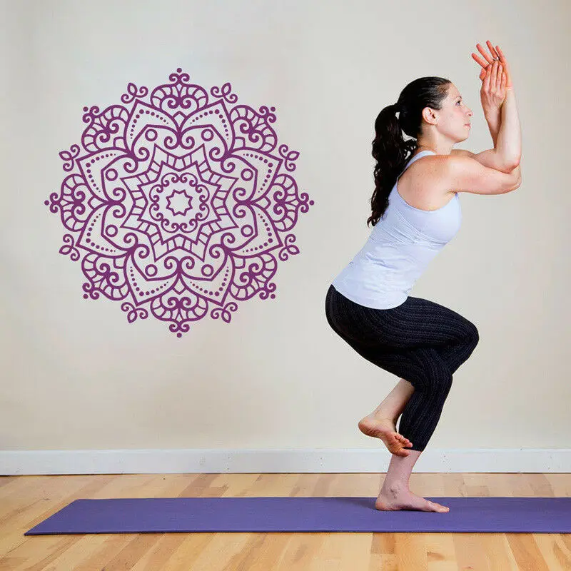 Yoga hinduísmo buda adesivo de - Home Gym Yoga Room avaliação e preço