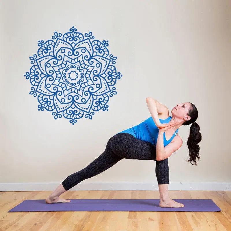 Yoga hinduísmo buda adesivo de - Home Gym Yoga Room avaliação e preço