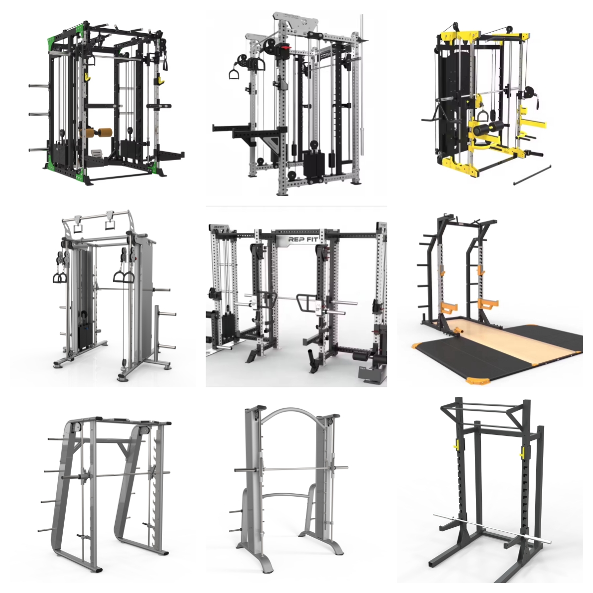 Rack de agachamento multifunci - Home Gym Half Rack avaliação e preço