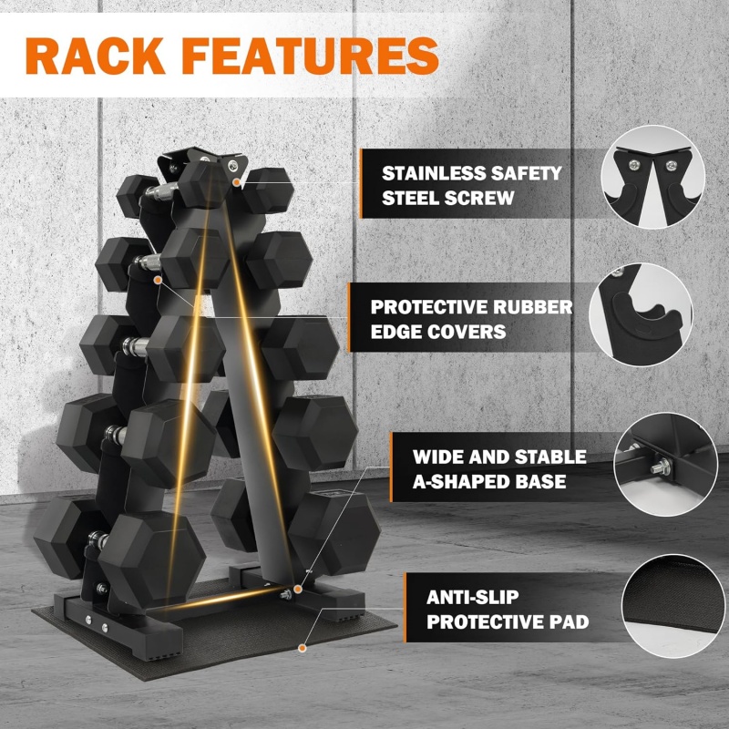 Conjunto de Halteres Hexagonai - Home Gym Dumbbell Set avaliação e preço