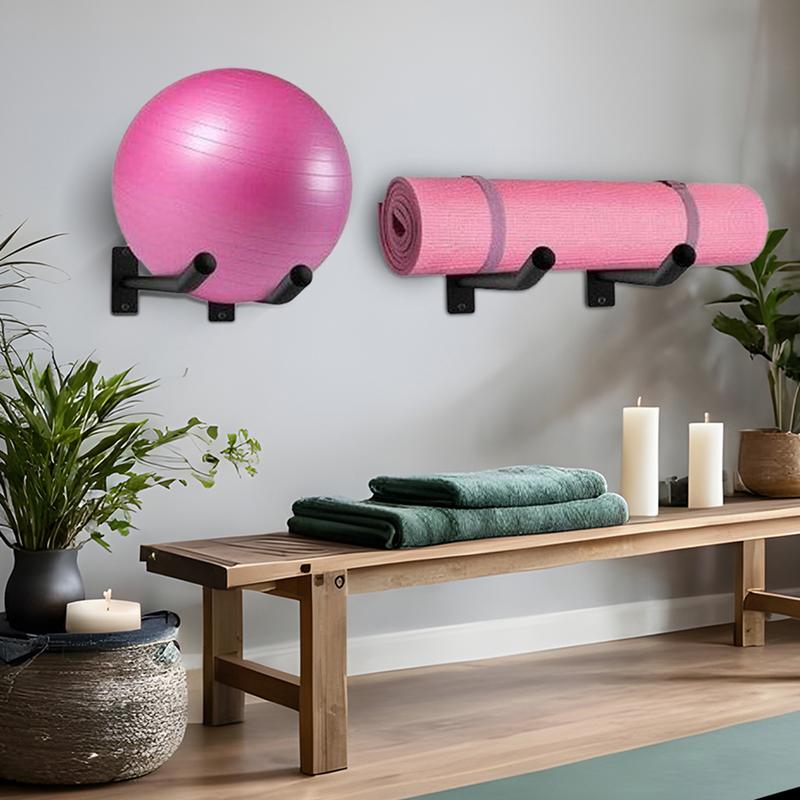 Suporte de bola de yoga 2 paco - Home Gym Yoga Storage avaliação e preço