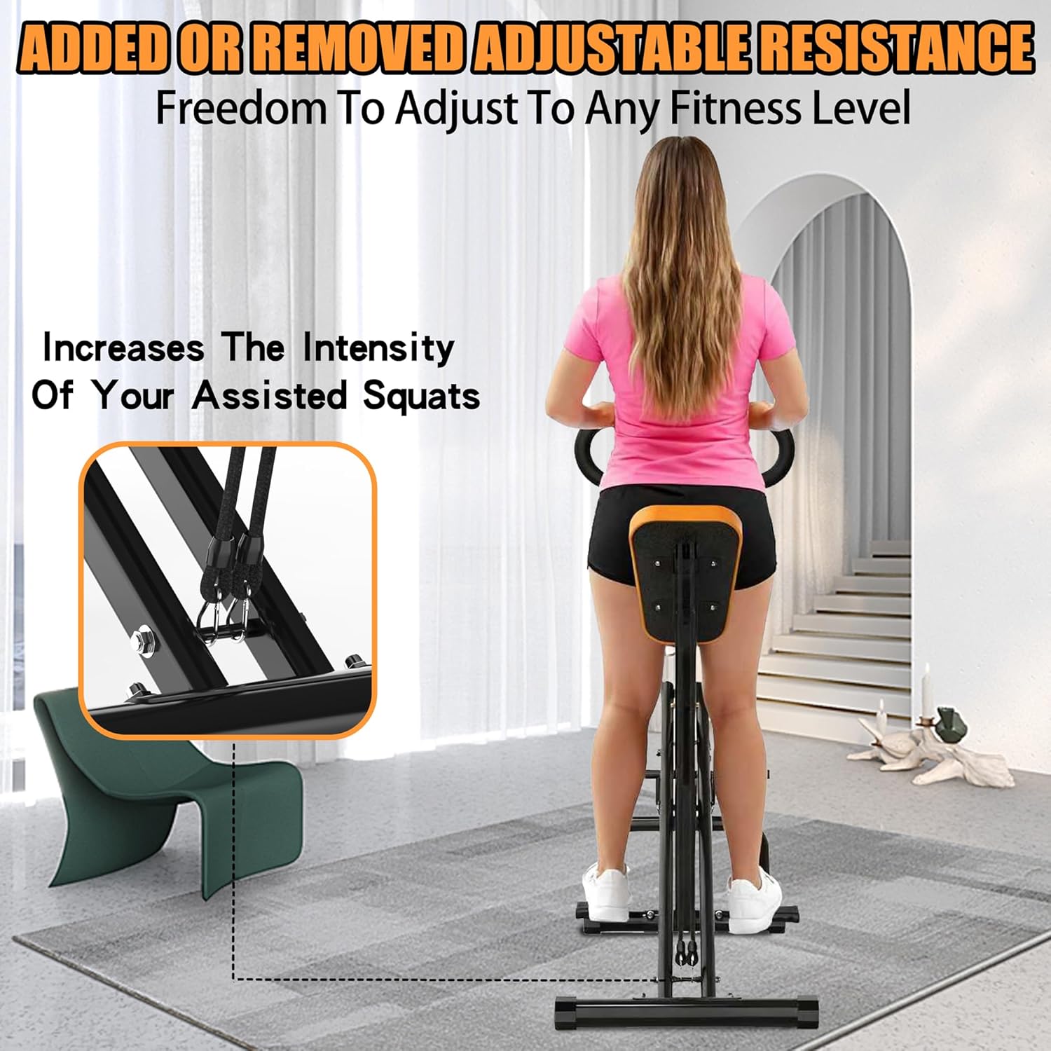 Máquina de Agachamento para Ca - Home Gym Resistance Machine avaliação e preço