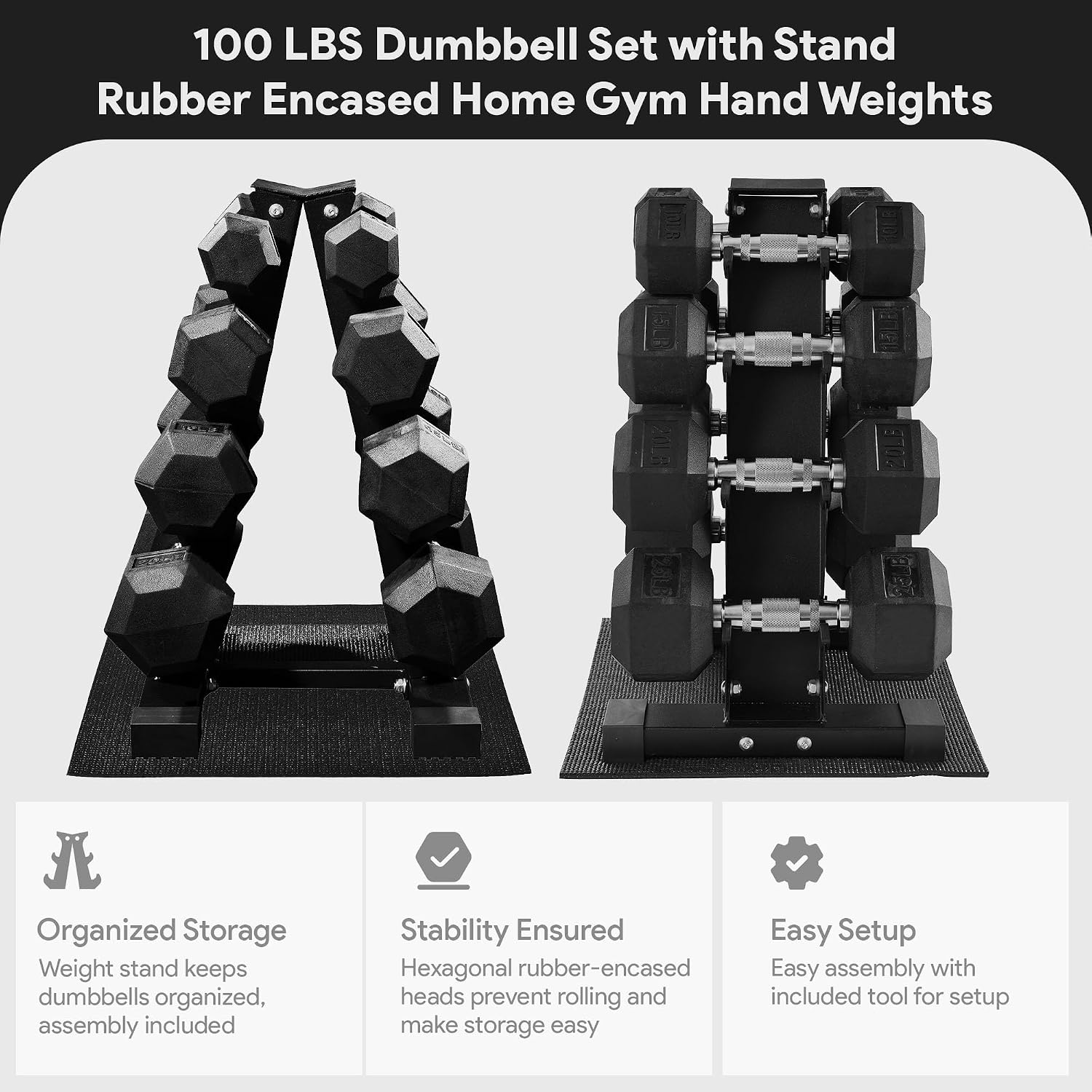 Conjunto de Halteres Hexagonai - Hex Dumbbell Set avaliação e preço