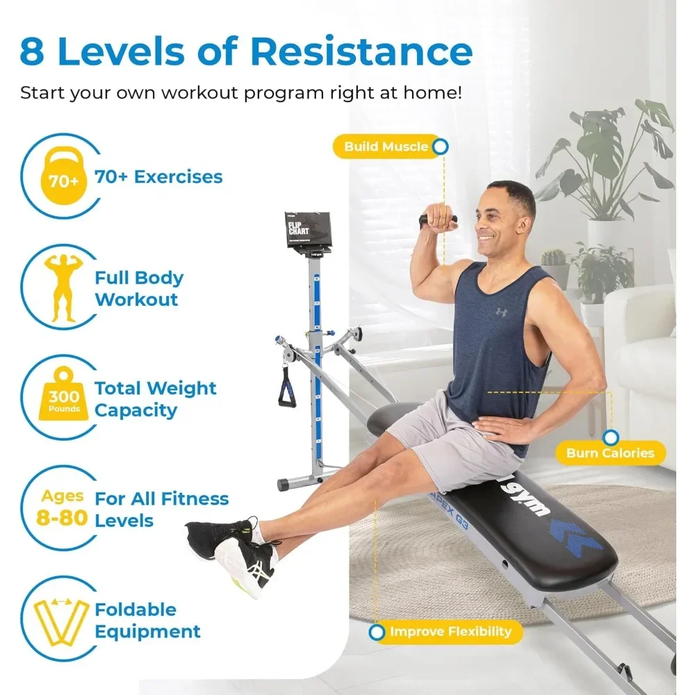 APEX Versátil Indoor Home Gym  - Home Gym Total Fitness avaliação e preço