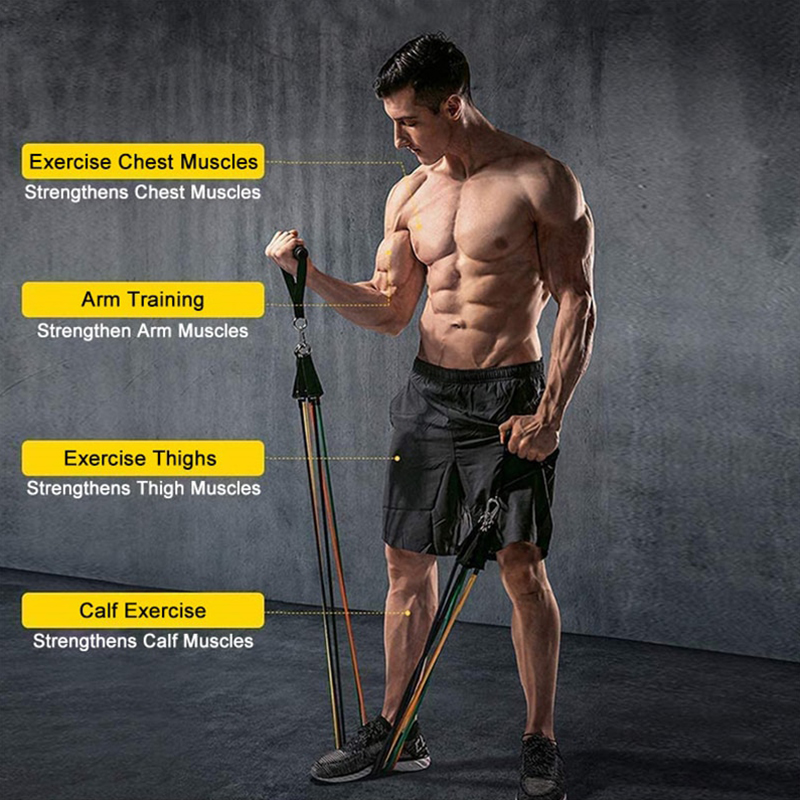 Bandas Elásticas de Resistênci - Home Gym Resistance Machine avaliação e preço