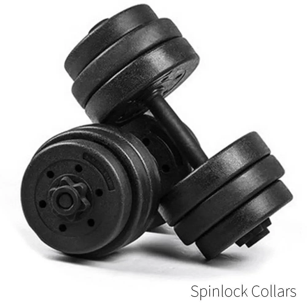 As coleiras Spinlock de halter - Home Gym Dumbbell Set avaliação e preço
