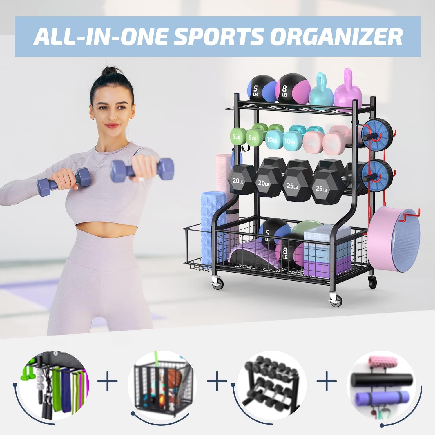 Suporte para Halteres de Acade - Home Gym Training avaliação e preço