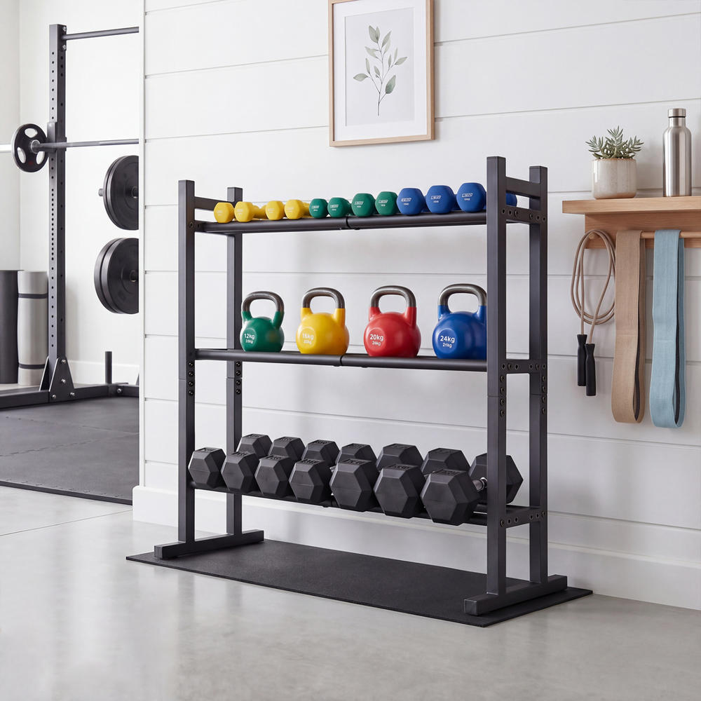 Suporte para Halteres de 3 Nív - Home Gym Training avaliação e preço