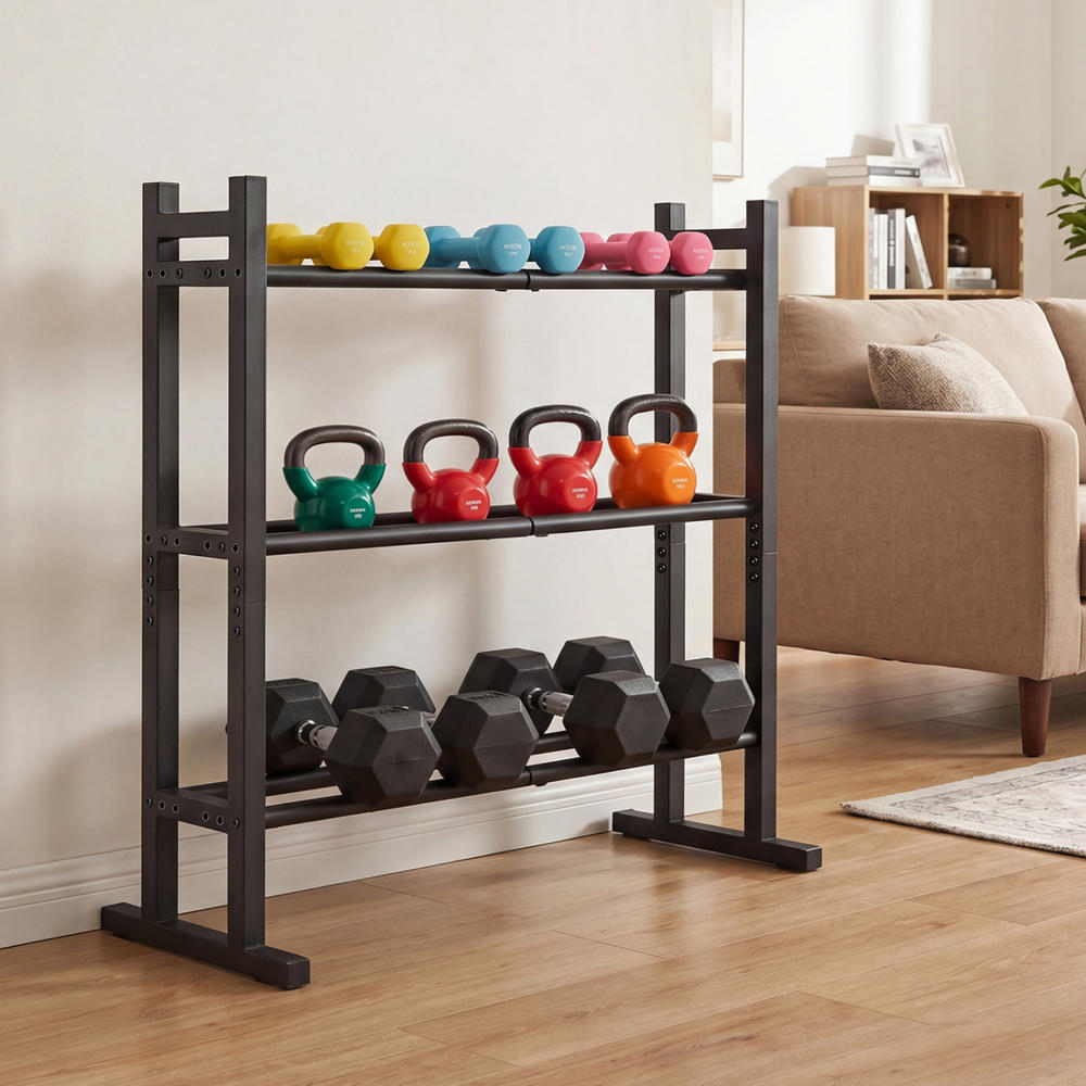 Suporte para Halteres de 3 Nív - Home Gym Training avaliação e preço