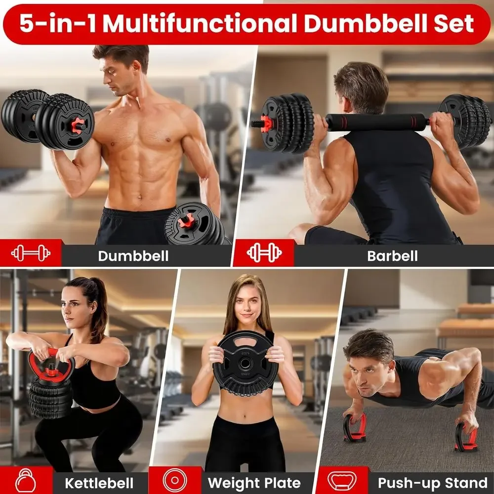 Conjunto de Halteres Ajustávei - Home Gym Dumbbell Set avaliação e preço