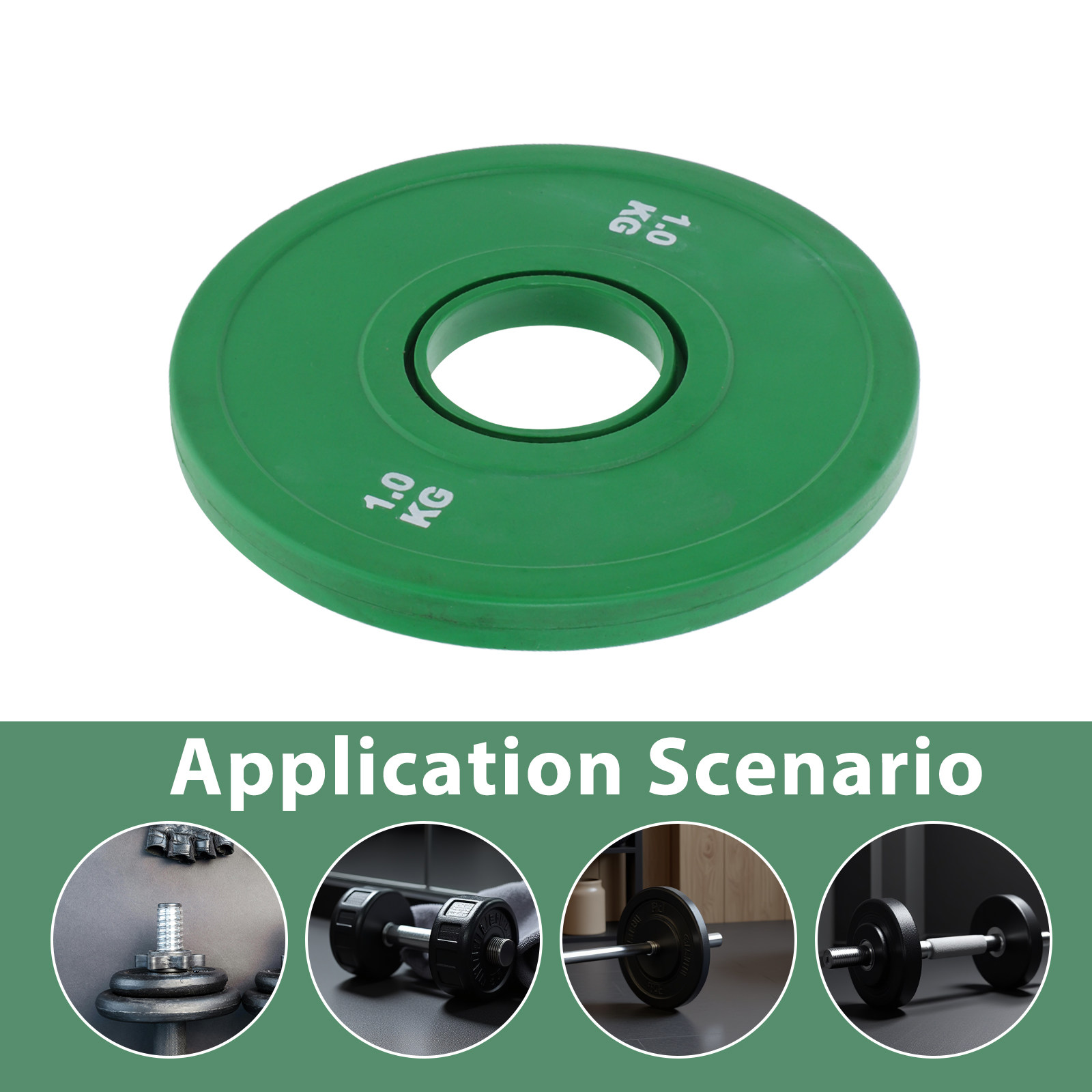 Discos de Borracha de 1Kg para - Weight Plate Bumper avaliação e preço