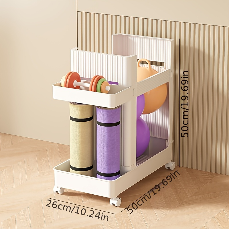 Suporte Vertical para Equipame - Home Gym Yoga Storage avaliação e preço