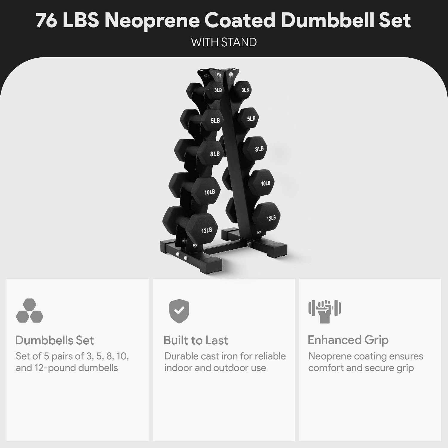 Conjunto de Halteres Hexagonai - Hex Dumbbell Set avaliação e preço