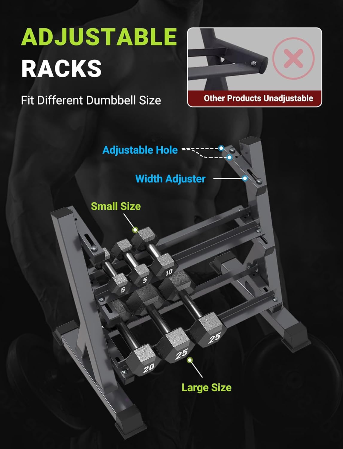 Suporte para Halteres de Acade - Home Gym Training avaliação e preço